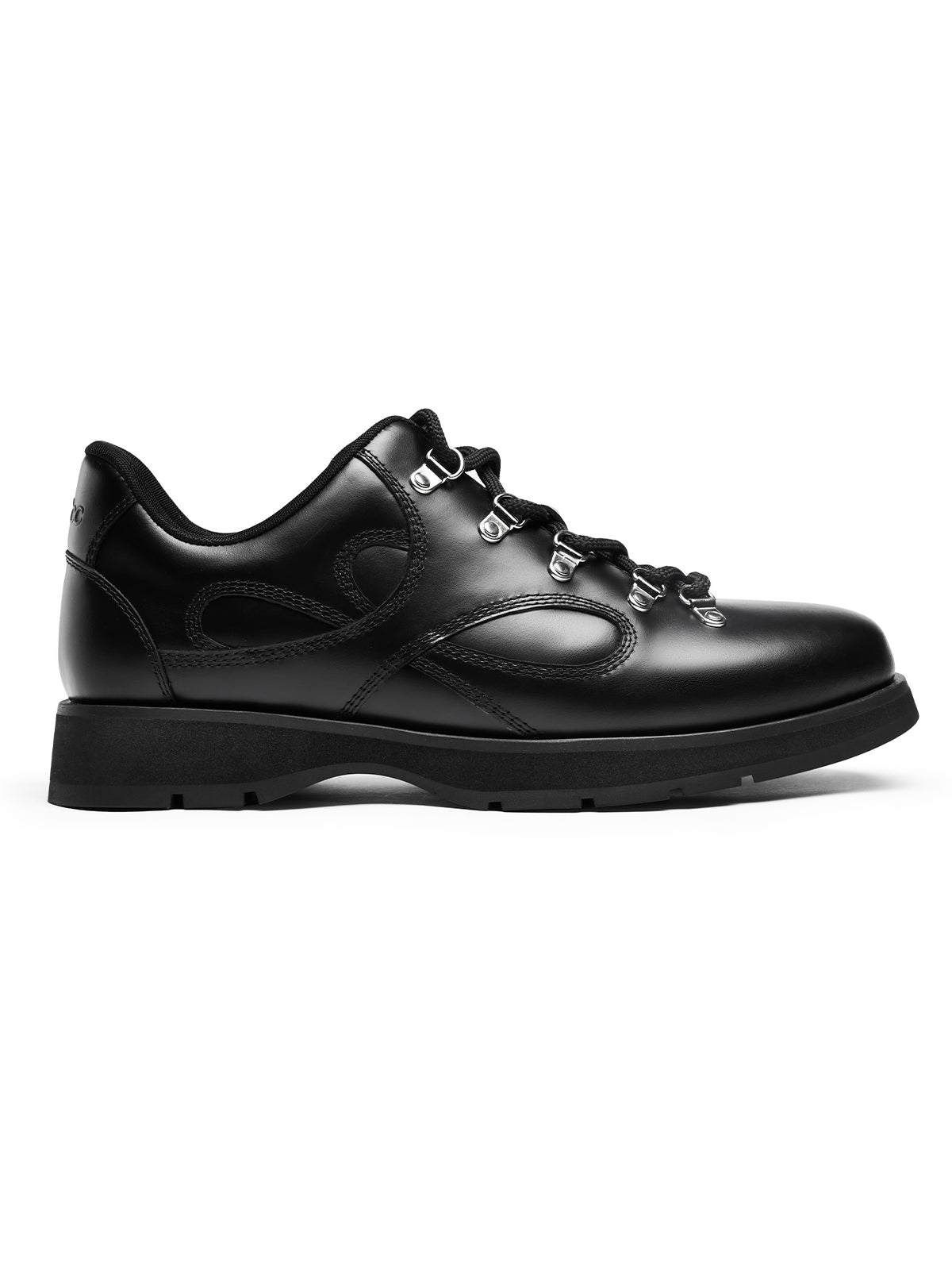 Mobius Suede Hiking Derby Shoes in Black – product image 1